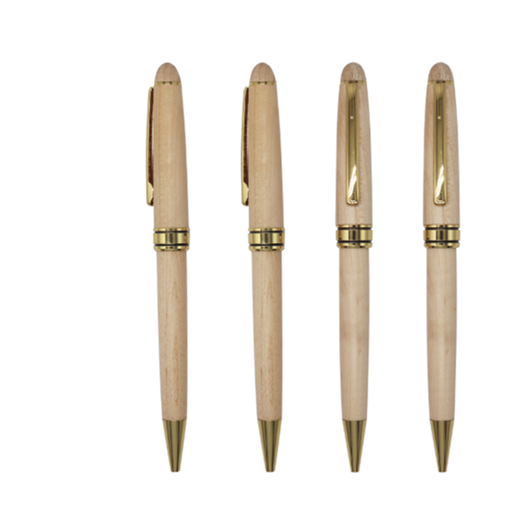 E017 Luxurious Business Bamboo Gift Ballpoint Pen Office Bamboo Roller Pen with Engraving